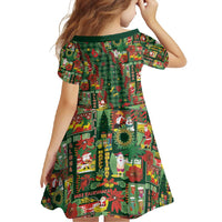 Mele Kalikimaka Pakalana Pikake Lei Family Matching Off Shoulder Maxi Dress and Hawaiian Shirt Hawaiian Rodeo Paniolo Ulaula Palaka - Polynesian Pride