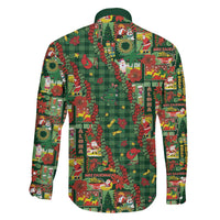 Mele Kalikimaka Pakalana Pikake Lei Family Matching Summer Maxi Dress and Hawaiian Shirt Hawaiian Rodeo Paniolo Ulaula Palaka LT9 - Polynesian Pride