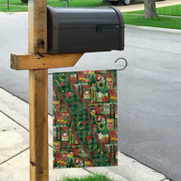 Mele Kalikimaka Pakalana Pikake Lei Garden Flag Hawaiian Rodeo Paniolo Ulaula Palaka - Polynesian Pride