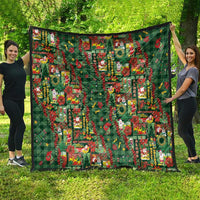 Mele Kalikimaka Pakalana Pikake Lei Quilt Hawaiian Rodeo Paniolo Ulaula Palaka - Polynesian Pride