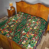 Mele Kalikimaka Pakalana Pikake Lei Quilt Hawaiian Rodeo Paniolo Ulaula Palaka - Polynesian Pride