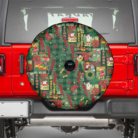 Mele Kalikimaka Pakalana Pikake Lei Spare Tire Cover Hawaiian Rodeo Paniolo Ulaula Palaka - Polynesian Pride