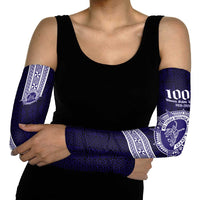 Tonga Queen Salote College 100 years Arm Sleeves QSC 1926-2026 Tongan Pattern