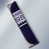 Tonga Queen Salote College 100 years Auto Sun Shade QSC 1926-2026 Tongan Pattern