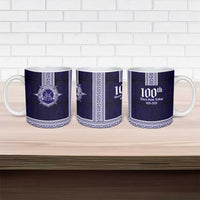 Tonga Queen Salote College 100 years Ceramic Mug QSC 1926-2026 Tongan Pattern