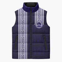 Tonga Queen Salote College 100 years Sleeveless Puffer Jacket QSC 1926-2026 Tongan Pattern