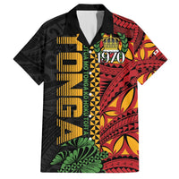 Personalised Tonga Emancipation Day Hawaiian Shirt Puleanga Fakatui O Since 1970 LT9 Red - Polynesian Pride
