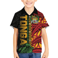 Personalised Tonga Emancipation Day Hawaiian Shirt Puleanga Fakatui O Since 1970 LT9 - Polynesian Pride