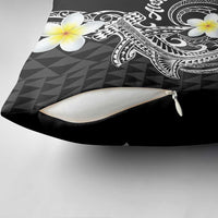 Aloha Hammerhead Shark Pillow Cover Black Hawaiian Kakau Tribal Tattoo - Polynesian Pride