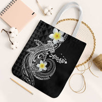 Aloha Hammerhead Shark Tote Bag Black Hawaiian Kakau Tribal Tattoo - Polynesian Pride