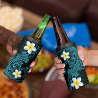 Aloha Hammerhead Shark 4 in 1 Can Cooler Tumbler Calypso Hawaiian Kakau Tribal Tattoo