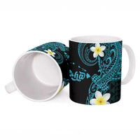 Aloha Hammerhead Shark Ceramic Mug Calypso Hawaiian Kakau Tribal Tattoo - Polynesian Pride