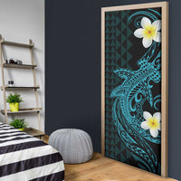 Aloha Hammerhead Shark Door Cover Calypso Hawaiian Kakau Tribal Tattoo - Polynesian Pride