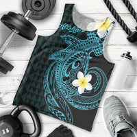 Aloha Hammerhead Shark Men Tank Top Calypso Hawaiian Kakau Tribal Tattoo