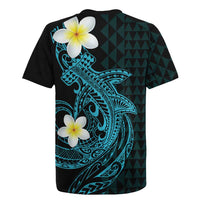 Aloha Hammerhead Shark Rugby Jersey Calypso Hawaiian Kakau Tribal Tattoo