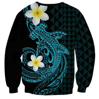 Aloha Hammerhead Shark Sweatshirt Calypso Hawaiian Kakau Tribal Tattoo
