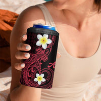Aloha Hammerhead Shark 4 in 1 Can Cooler Tumbler Feverish Pink Hawaiian Kakau Tribal Tattoo
