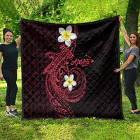 Aloha Hammerhead Shark Quilt Feverish Pink Hawaiian Kakau Tribal Tattoo