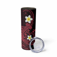 Aloha Hammerhead Shark Skinny Tumbler Feverish Pink Hawaiian Kakau Tribal Tattoo