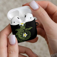 Aloha Hammerhead Shark AirPods Case Lime Rickey Hawaiian Kakau Tribal Tattoo - Polynesian Pride