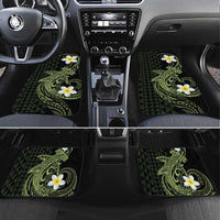 Aloha Hammerhead Shark Car Mats Lime Rickey Hawaiian Kakau Tribal Tattoo