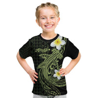 Aloha Hammerhead Shark Kid T Shirt Lime Rickey Hawaiian Kakau Tribal Tattoo