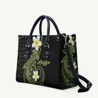 Aloha Hammerhead Shark Leather Bag Lime Rickey Hawaiian Kakau Tribal Tattoo - Polynesian Pride