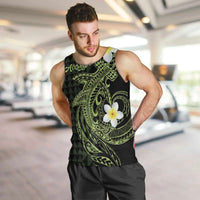 Aloha Hammerhead Shark Men Tank Top Lime Rickey Hawaiian Kakau Tribal Tattoo