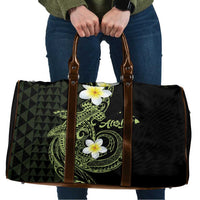 Aloha Hammerhead Shark Travel Bag Lime Rickey Hawaiian Kakau Tribal Tattoo - Polynesian Pride