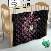 Aloha Hammerhead Shark Quilt Vivacious Pink Hawaiian Kakau Tribal Tattoo