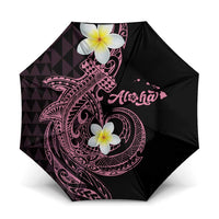 Aloha Hammerhead Shark Umbrella Vivacious Pink Hawaiian Kakau Tribal Tattoo - Polynesian Pride