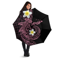 Aloha Hammerhead Shark Umbrella Vivacious Pink Hawaiian Kakau Tribal Tattoo - Polynesian Pride