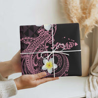 Aloha Hammerhead Shark Wrapping Paper Vivacious Pink Hawaiian Kakau Tribal Tattoo - Polynesian Pride