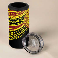 Personalised Tonga Ha apai High School 4 in 1 Can Cooler Tumbler Ngatu Fonulei Pattern