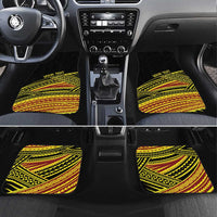 Personalised Tonga Ha apai High School Car Mats Ngatu Fonulei Pattern