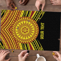 Personalised Tonga Ha apai High School Puzzle Ngatu Fonulei Pattern - Polynesian Pride