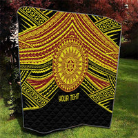 Personalised Tonga Ha apai High School Quilt Ngatu Fonulei Pattern