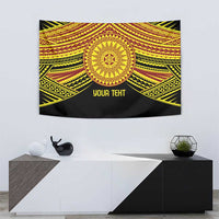 Personalised Tonga Ha apai High School Tapestry Ngatu Fonulei Pattern