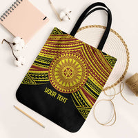 Personalised Tonga Ha apai High School Tote Bag Ngatu Fonulei Pattern - Polynesian Pride
