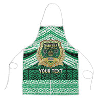 Personalised Tonga Saineha High School Apron Polynesian Ngatu Tribal - Polynesian Pride