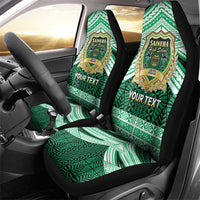 Personalised Tonga Saineha High School Car Seat Cover Polynesian Ngatu Tribal