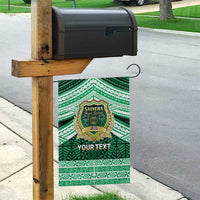 Personalised Tonga Saineha High School Garden Flag Polynesian Ngatu Tribal