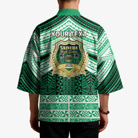 Personalised Tonga Saineha High School Kimono Polynesian Ngatu Tribal - Polynesian Pride