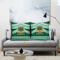 Personalised Tonga Saineha High School Pillow Cover Polynesian Ngatu Tribal - Polynesian Pride