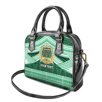 Personalised Tonga Saineha High School Shoulder Handbag Polynesian Ngatu Tribal