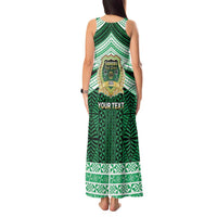 Personalised Tonga Saineha High School Tank Maxi Dress Polynesian Ngatu Tribal