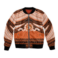 Personalised Tonga Tailulu College Bomber Jacket Polynesian Ngatu Tribal