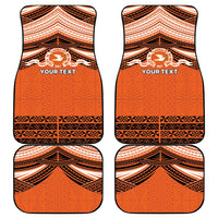 Personalised Tonga Tailulu College Car Mats Polynesian Ngatu Tribal