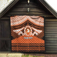 Personalised Tonga Tailulu College Quilt Polynesian Ngatu Tribal