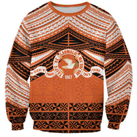 Personalised Tonga Tailulu College Sweatshirt Polynesian Ngatu Tribal